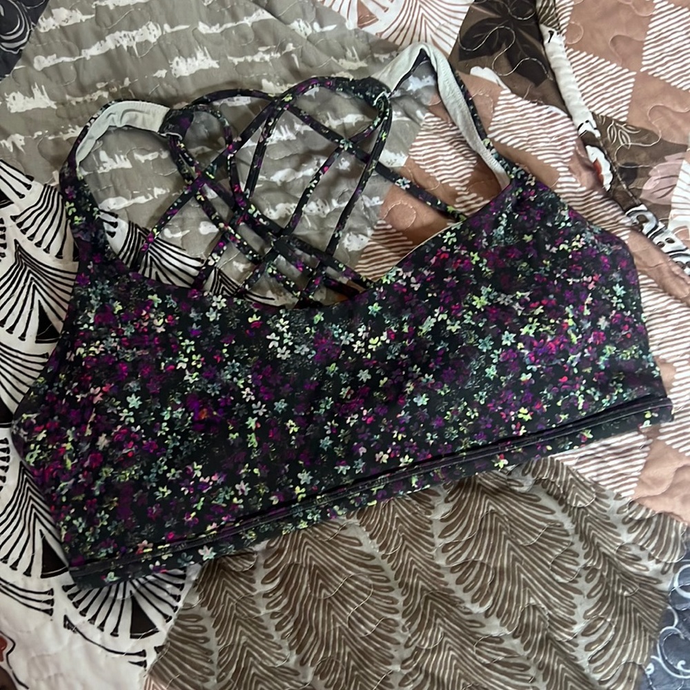 Lululemon Floral Free to Be Bra